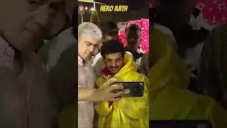 Thala Ajith Tirupati Visit 💥 Calm ah handle panra moment! 🙏🔥 #ajithkumarracing #ajithkumar