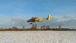 Tiltwing VTOL Take off and Landing, running ardupilot