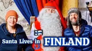 We Crossed the Arctic Circle to Visit Santa in Lapland! Finland Trip Series - Vlog 5 