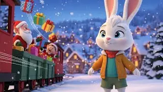 Train Song &ndash; Snowy North Pole Train | Winter Train for Kids | Nursery Rhymes and Baby Learning Songs