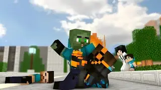 MINECRAFT ZOMBIE AND HEROBRINE FAMILY SAD LIFE (LOVE STORY ?!!) - Minecraft Animation JJ & Mikey