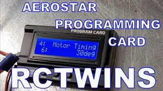 КАРТА ПРОГРАММИРОВАНИЯ AEROSTAR RCTWINS
