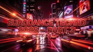 [VYNTRIX] — EURODANCE TECHNO 2025 — Part 3 ⚡ Dark Futuristic Rave Mix AI Generated Music Video