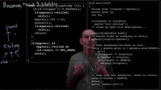 CS 134 OS—9:  exit in xv6