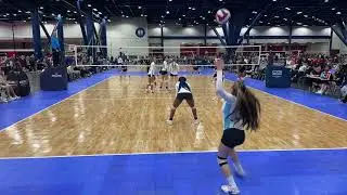 Roots 17 Maple vs PVAC TX Emerald - 1st Set - 1st Match - Day 1-  Cross Court Classic 2024 Houston