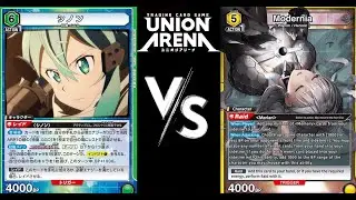 Union Arena (TESTING) Green GGO Vol.2 vs Modernia / Union Arena Gameplay / SAO vs Nikke / Anime