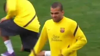 FC Barcelona Training Session Rondo/Possession