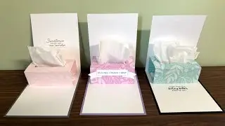 Раскрывающаяся коробка салфеток с техникой тройного штампования &mdash; раскрыта тайна штамповки &mdash; 13.1...