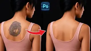 How to remove a tattoo in adobe Photoshop