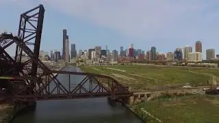 Chicago River STC Airline Bridge