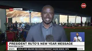 President Ruto delivers his New Year message at the Eldoret State Lodge