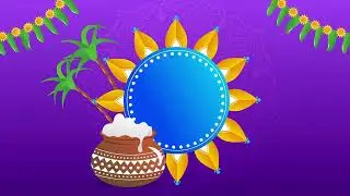 4K Pongal - Makar Sankranti Traditional Video Background | Stocklate