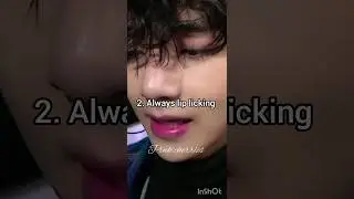 6 cute habits of V 😍💜💖#bts #viral #fypシ #subscribe