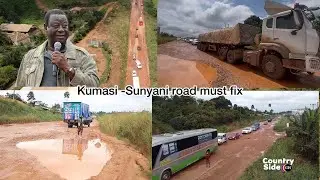 🔥 &ldquo;Drivers Furious! Kumasi&ndash;Sunyani&ndash;Goaso Road Turns Into a Death Trap &mdash; When Will Government Act?!&rdquo;