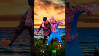 Spider-Man Attack Avengers🔥 #shorts #spiderman#youtubeshorts #funny#marvel