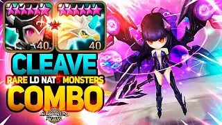 CONQUEROR CLEAVE with ELUDIA and TRINITY - Summoners War