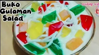 BUKO AT GULAMAN LANG SAPAT NA WOW gawin mo ito ang sarap at matipid #saladrecipe #bukosalad #salad