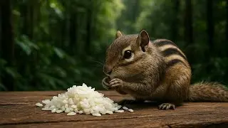 Adorable Squirrel Snack Time | Forest Wildlife Video
