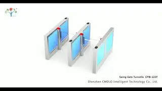 optical pedestrian entrance turnstile gate_CMOLO turnstile door