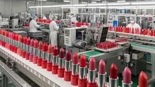 How Millions of Lipsticks Are Manufactured | Inside a Cosmetic Factory