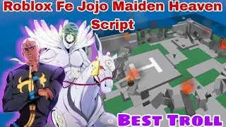 Roblox Fe Jojo Maiden Heaven Script 🌟| Fast Day/Night cycle, fling people, super speed, Ring parts