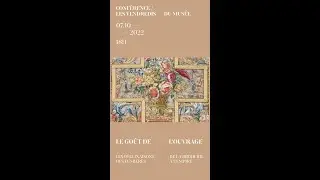 [Conférence] Le goût de l'ouvrage : les déclinaisons de la broderie des Lumières à l'Empire