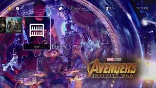 Avengers: Infinity War PS4 Theme and Avatars (Pre-order movie bonus) (READ DESCRIPTION)