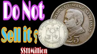 1 самая редкая филиппинская монета достоинством 5 писо, достойная больших денег! Монеты, которые ...