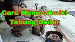 Cara Memperbaiki Tabung Boiler #tipslaundry #setrikauaplaundry