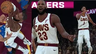 NBA 2K18 LeBron James KING!!!!! & Derrick Rose Highlights vs Magic 2017.10.21