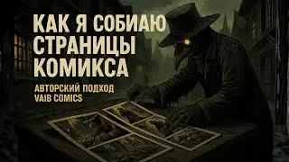 Как я собираю страницы комикса | Авторский стиль VAIB COMICS