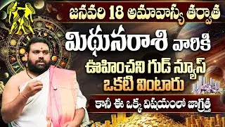 Mithuna Rashi Jan 18 Amavasya Results | జనవరి 18 అమావాస్య తర్వాత మిథున రాశి అదృష్టం
