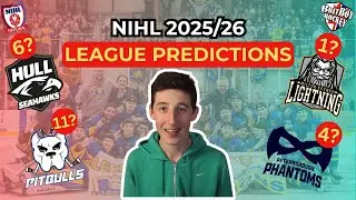 NIHL 2025/26 (League) Predictions: Where Will Your Team Finish?