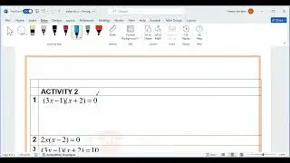 ACTIVITY 2 1 Apply zero factor law to solve for x