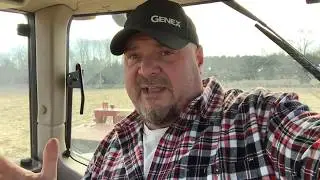 Mowing Corn Stalks With The Discbine!!!