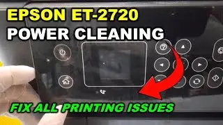 Epson ET-2720 Clogged Nozzles? Fix It Fast with Power Cleaning!