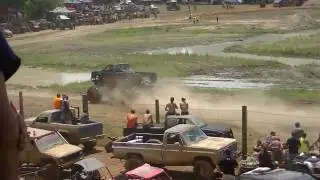 Dakota Smith in young gunz truck at trucks gone wild at bricks 2016