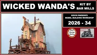 Building Wicked Wanda's wooden craftsman kit from Bar Mills.