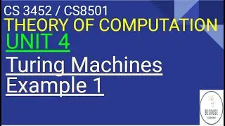 4.13 Turing Machines Example 1in Tamil