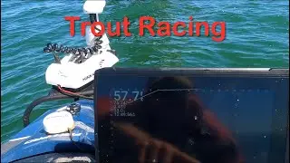 Fishpro Oil Rig Fishing For Sandtrout #video #fishing #trollingmotor #seadoo #minnkota #jetski