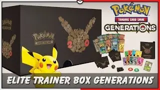 Pokémon TCG: UNBOX ELITE TRAINER BOX GENERATIONS! OSTENTAÇÃO DE EX