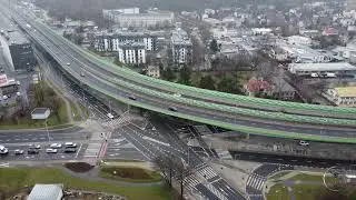 Otwarte Wiadukty ulicy Marsa, Trasa Siekierkowska, Warszawa.