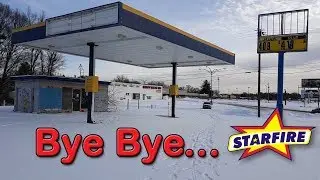 ABANDONED And Condemned Starfire Express Gas Station | Meyers Lake
