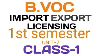 CLASS 1|| B. VOC IEL || 1 SEM
