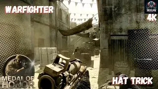 Hat Trick Sniper Kill &ndash; Medal of Honor Warfighter [4K Tactical FPS Gameplay]