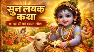 कान्हा जी की माखन चोरी की बाल लीला | Krishna Childhood Story | Makhan Chor Leela