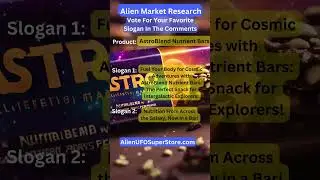 Alien Market Research - Choose The Best Product Slogan  #marketresearch #alienplanet #slogan