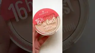 essence powder foundation swatch🫶🏻 #makeup #essence #powderfoundation