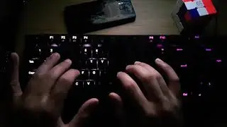 ASMR mechanical RED Switches ADX MK0419 keyboard NO TALKING