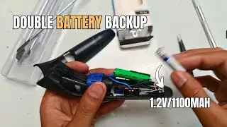 Double battery backup || PHILIPS Trimmer battery replacement